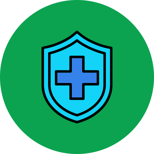 seguro de salud Generic Outline Color icono