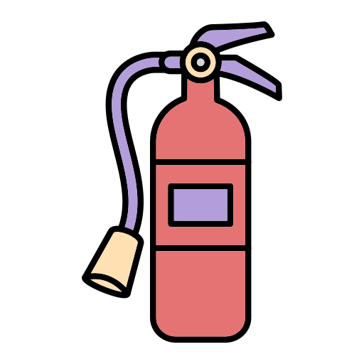 Extinguisher Generic Outline Color icon