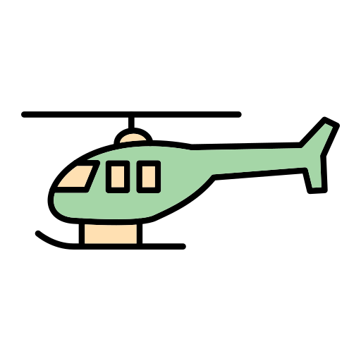 elicottero Generic Outline Color icona