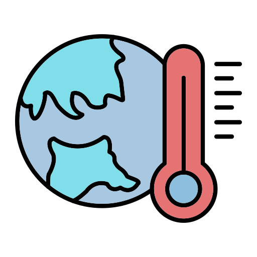 aquecimento global Generic Outline Color Ícone