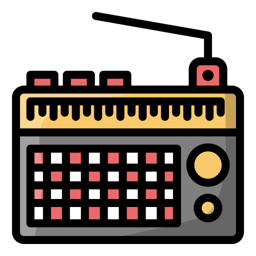 radio Generic Outline Color icoon