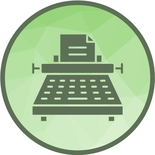 schreibmaschine Generic Outline Color icon