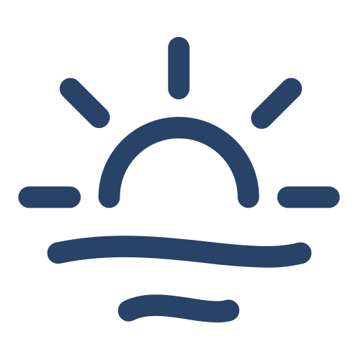 Sunset Generic Outline Color icon