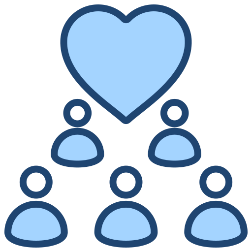 지역 사회 Generic Blue icon