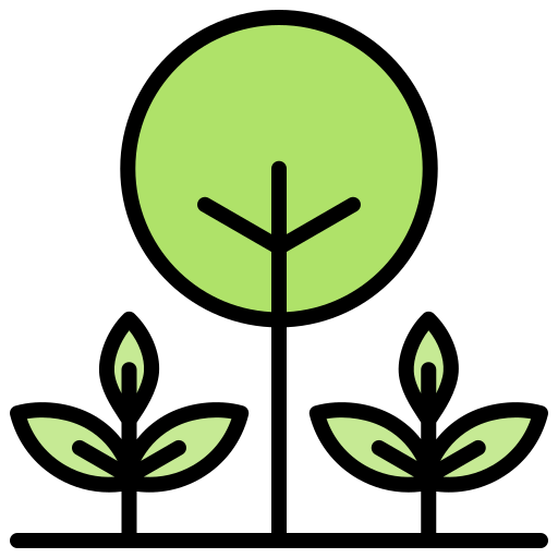 różnorodność biologiczna Generic Outline Color ikona