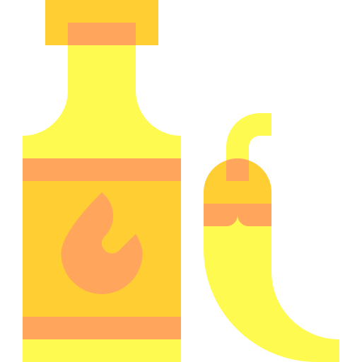 salsa picante Basic Sheer Flat icono