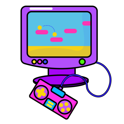 jeu d'ordinateur Generic Outline Color Icône