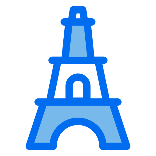 wieża eiffla Generic Blue ikona