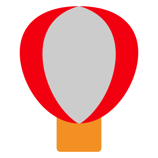 mongolfiera Generic Flat icona