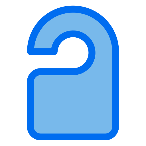 Door hanger Generic Blue icon