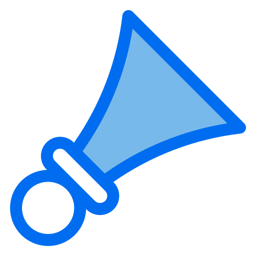 Воздушный рожок Generic Blue иконка