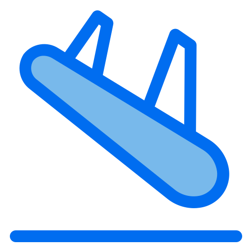 착륙 Generic Blue icon