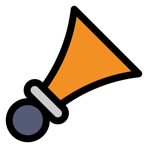 Воздушный рожок Generic Outline Color иконка