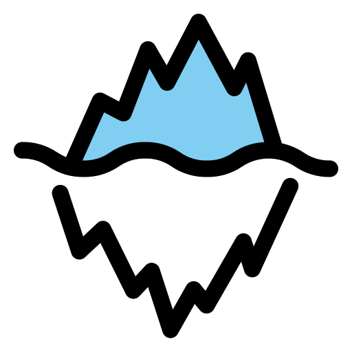 iceberg Generic Outline Color Icône