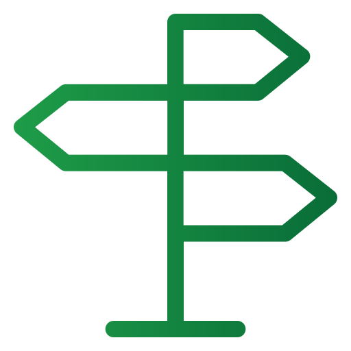 Signpost Generic Gradient icon