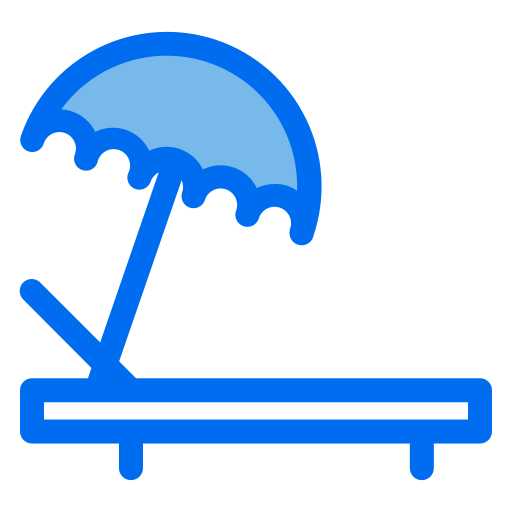 Sunbathing Generic Blue icon