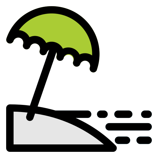 우산 Generic Outline Color icon