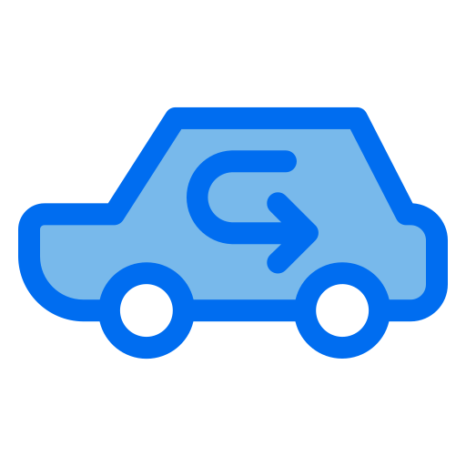 자동차 Generic Blue icon