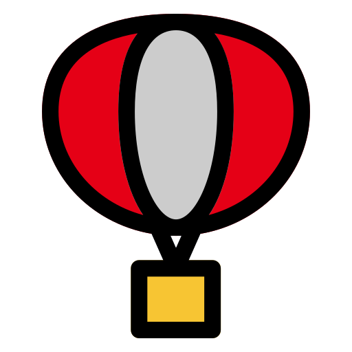 balony powietrzne Generic Outline Color ikona