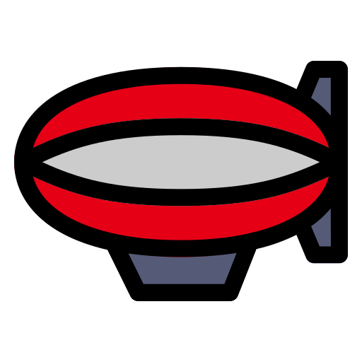 dirigible Generic Outline Color icono