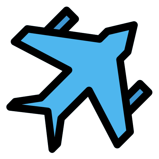 jet Generic Outline Color icon