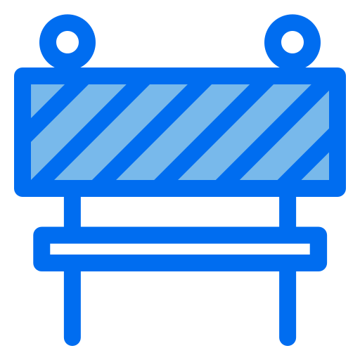 도로 장벽 Generic Blue icon