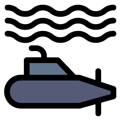 Submarine Generic Outline Color icon