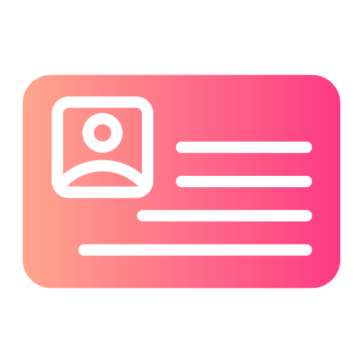 Id card Generic Flat Gradient icon