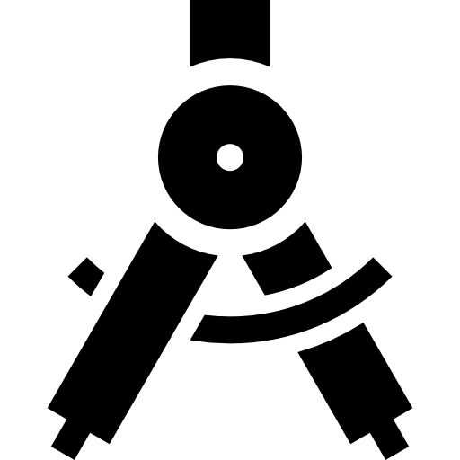 brújula Basic Straight Filled icono