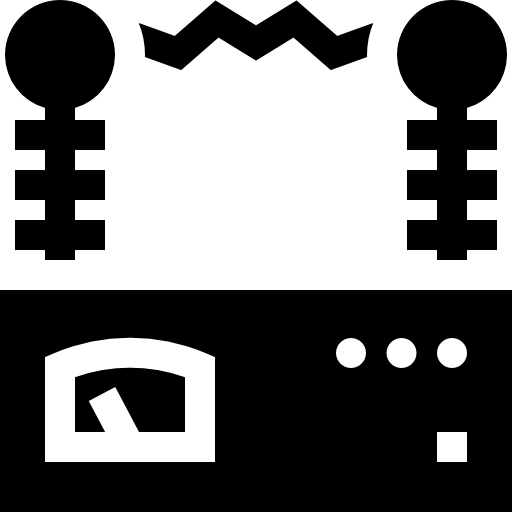 voltmeter Basic Straight Filled icon