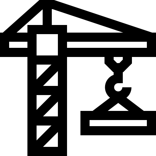 クレーン Basic Straight Lineal icon