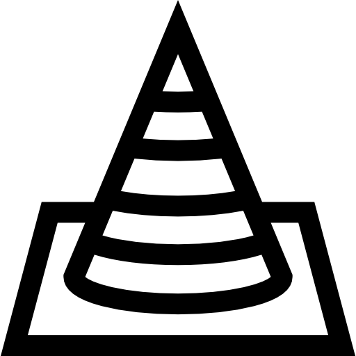 stożek Basic Straight Lineal ikona