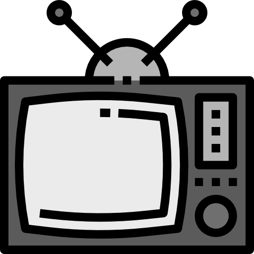 televisione turkkub Lineal Color icona