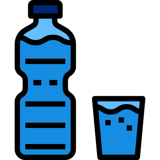 butelka wody turkkub Lineal Color ikona