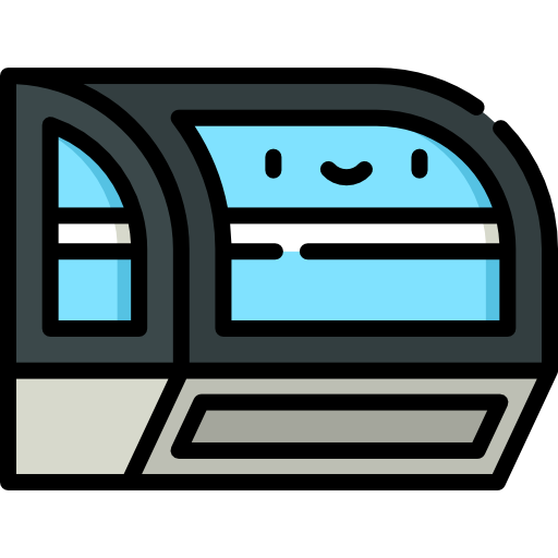 refrigerador Kawaii Lineal color icono
