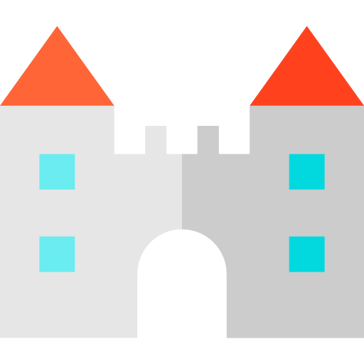 château Basic Straight Flat Icône