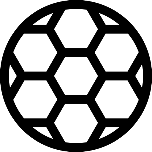 サッカーボール Basic Straight Lineal icon