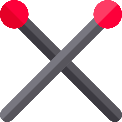 Drumstick Basic Rounded Flat icon