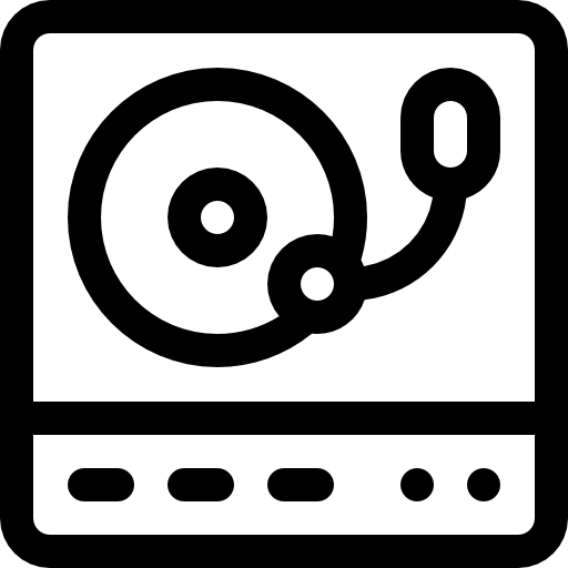 placa giratoria Basic Rounded Lineal icono