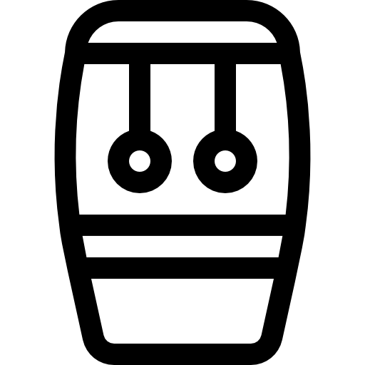 コンガ Basic Rounded Lineal icon