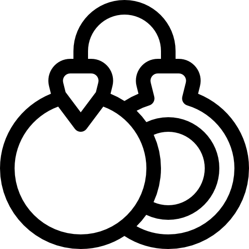 castañuela Basic Rounded Lineal icono