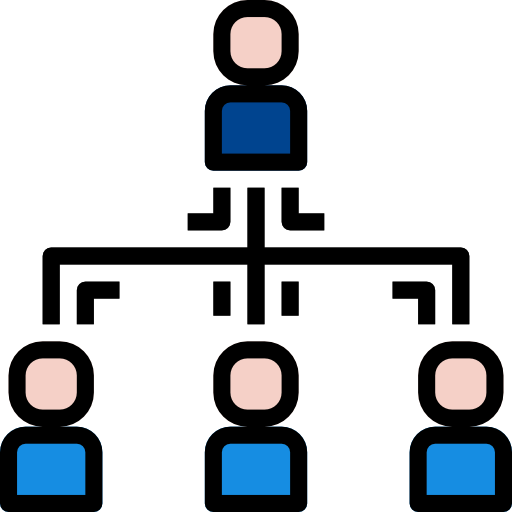 diagrama turkkub Lineal Color icono
