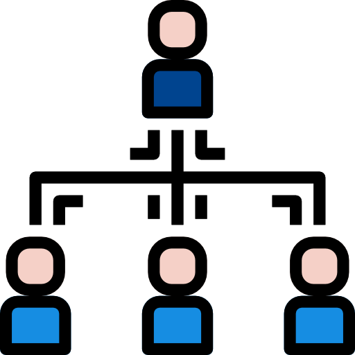 Diagram turkkub Lineal Color icon