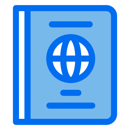 paspoort Generic Blue icoon