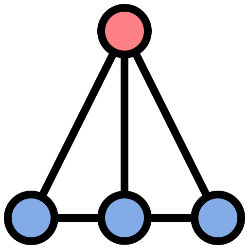 netwerk Generic Outline Color icoon