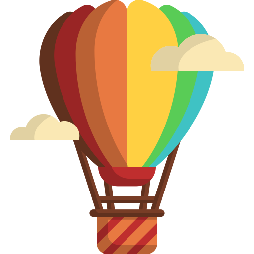 Воздушный шар Generic Flat иконка