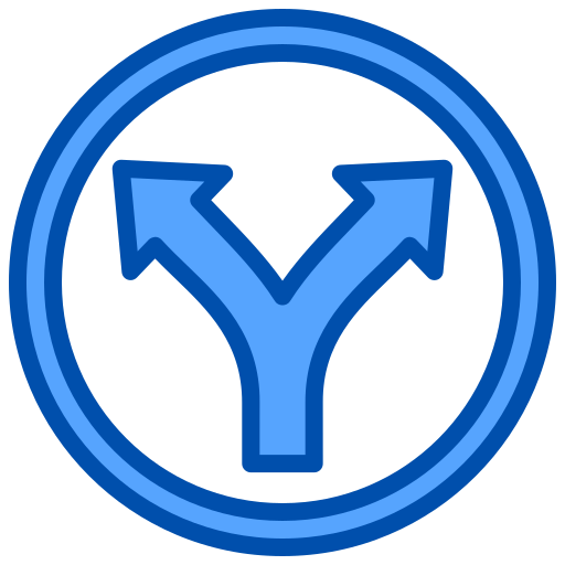 십자로 Generic Blue icon