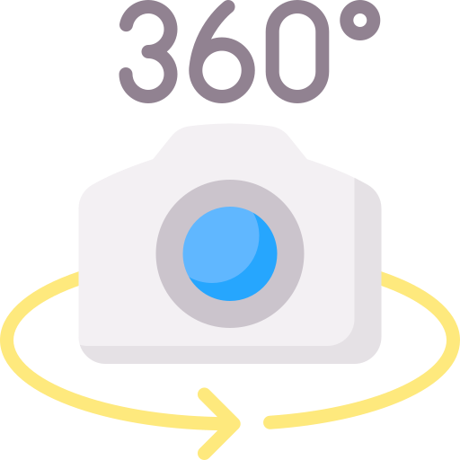 360 camera Special Flat icoon