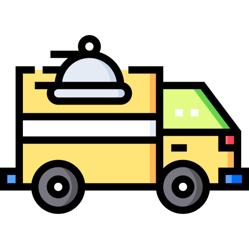 Food delivery Detailed Straight Lineal color icon