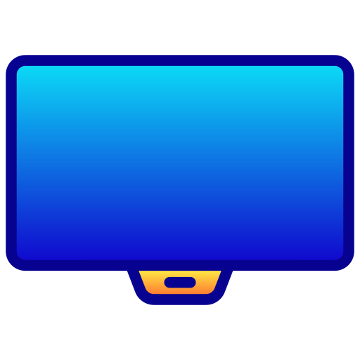 telewizja Generic Lineal Color Gradient ikona